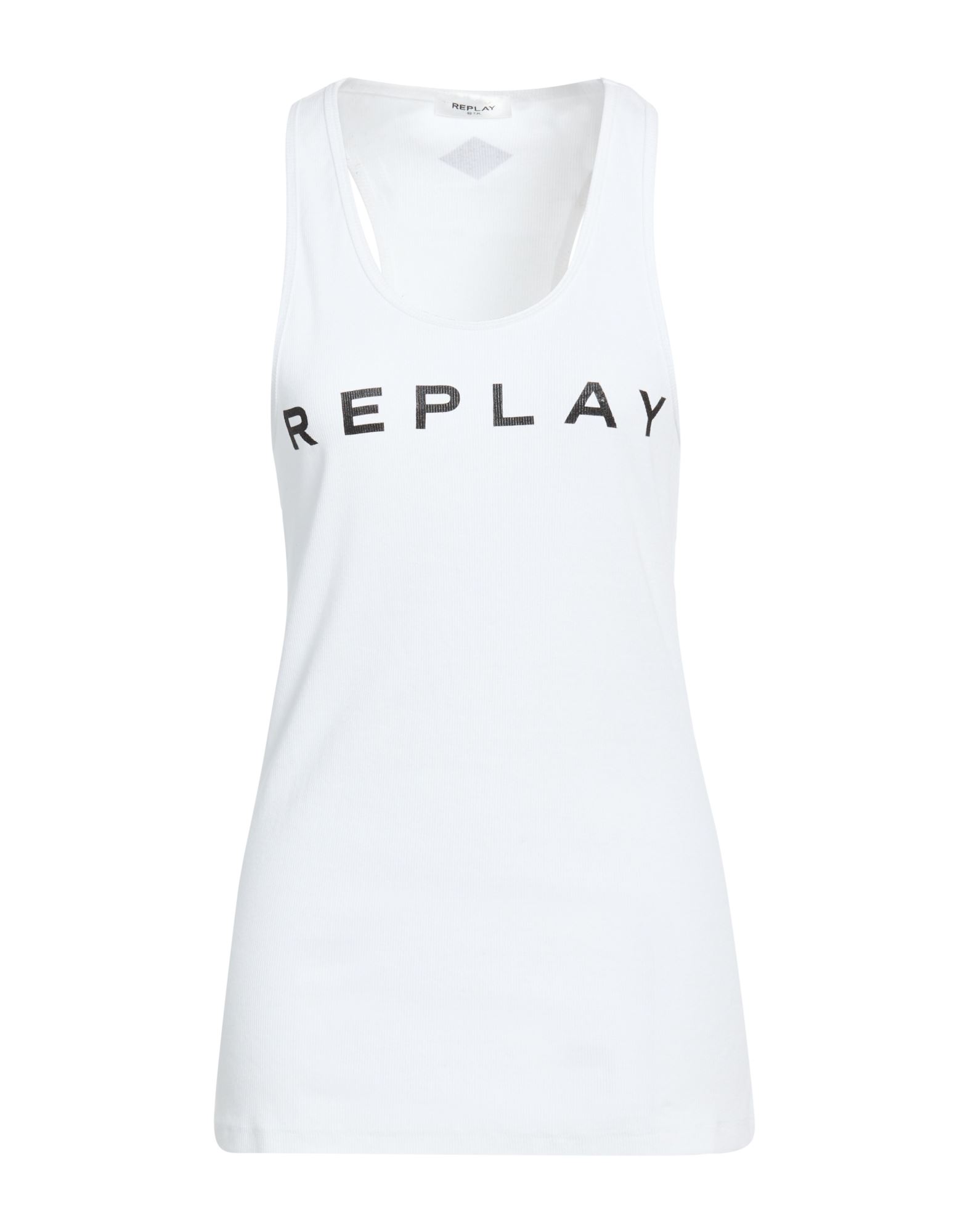 REPLAY Tank Top Damen Weiß von REPLAY