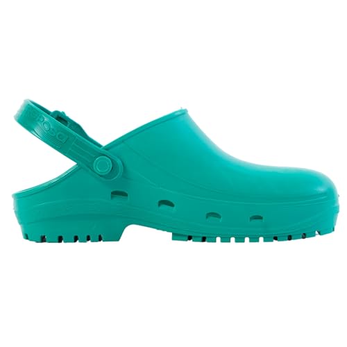 REPOSA Eco – Clogs für Damen und Herren aus Gummi, bequem, leicht, stoßfest, ideal für Zuhause, Gartenarbeit, Heimwerken – anatomische Damen-Hausschuhe mit seitlichen Löchern, umklappbares Band, von REPOSA