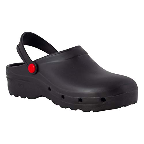 REPOSA Unisex Light Shock Clog, Schwarz, 38 EU von REPOSA