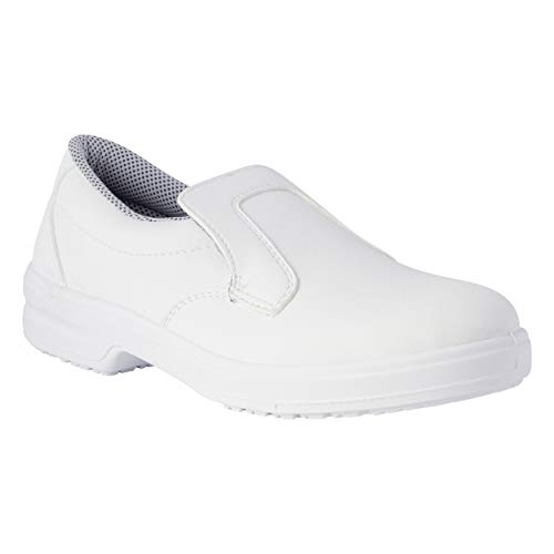 REPOSA Unisex Nurse Holzschuh, Weiß, 41 EU von REPOSA