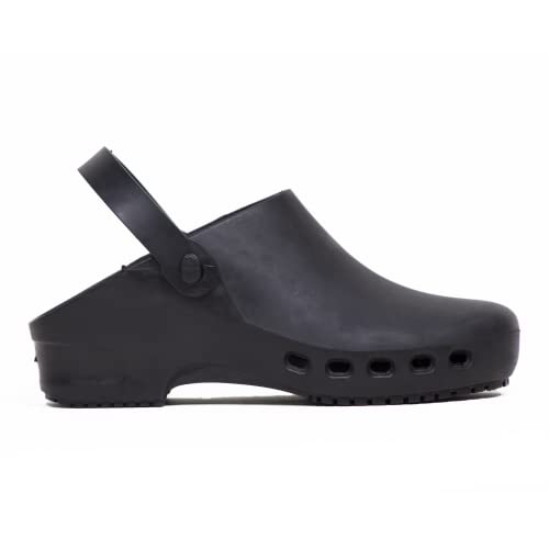 REPOSA Unisex Eco Clogs und Federn, Schwarz, 46/47 EU von REPOSA