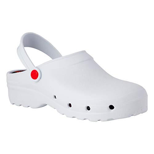 REPOSA Unisex Light Shock Clog, Weiß, 47 EU von REPOSA