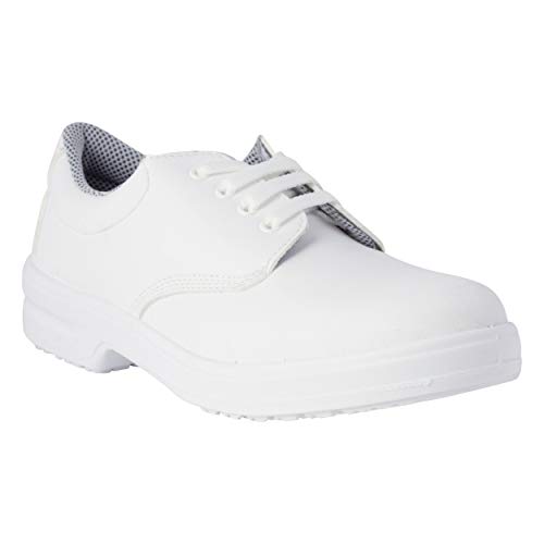 REPOSA Unisex Work Holzschuh, Weiß, 45 EU REPOSA Unisex Work Holzschuh, Weiß, 45 EU von REPOSA