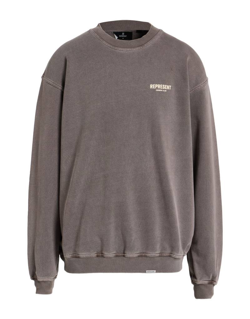 REPRESENT Sweatshirt Herren Maulwurfsgrau von REPRESENT