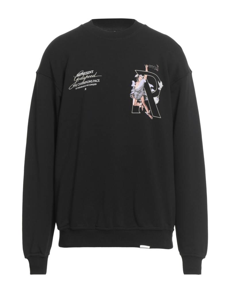 REPRESENT Sweatshirt Herren Schwarz von REPRESENT