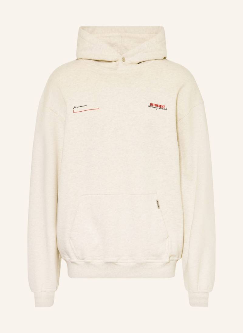 Represent Hoodie Patron Of The Club weiss von REPRESENT