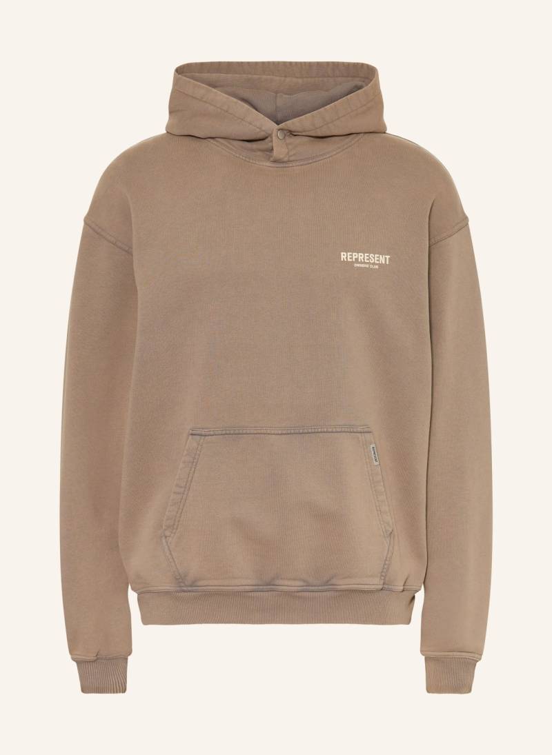 Represent Oversized-Hoodie Represent Owners' Club beige von REPRESENT