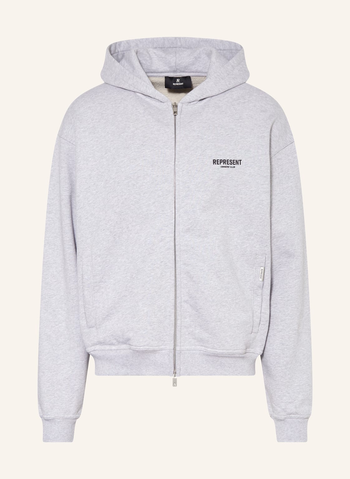 Represent Sweatjacke Owners Club grau von REPRESENT