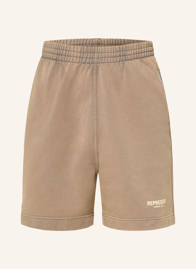 Represent Sweatshorts beige von REPRESENT