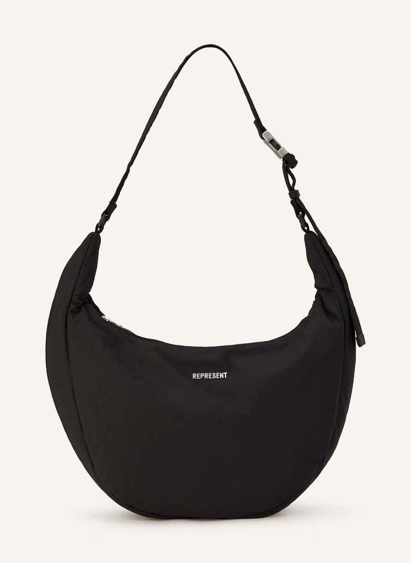 Represent Umhängetasche Padded Sling Bag schwarz von REPRESENT