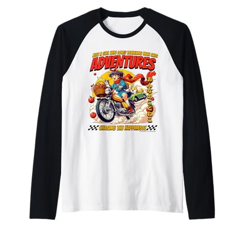 Mädchen, das es liebt, mit Katzen zu Reisen, Abenteuer Raglan von REPUBLIC OF CALIFORNIA