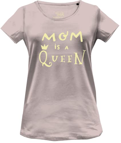 REPUBLIC OF CALIFORNIA Damen Worepczts036 T-Shirt, Rosa, X-Large von REPUBLIC OF CALIFORNIA