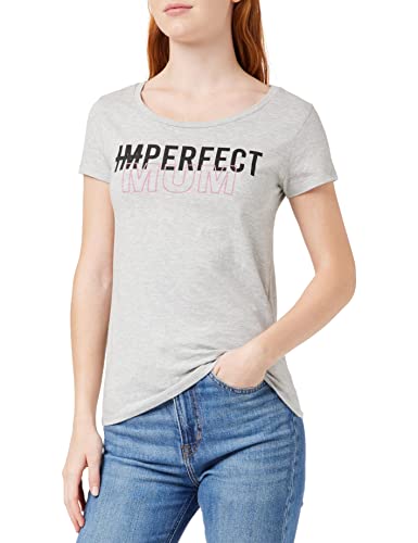 REPUBLIC OF CALIFORNIA Damen Worepczts039 T-Shirt, grau meliert, X-Large von REPUBLIC OF CALIFORNIA