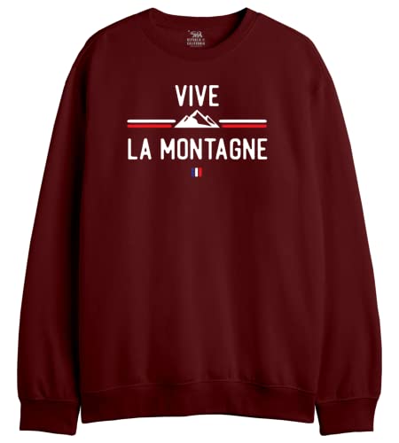 REPUBLIC OF CALIFORNIA Herren Uxrepczsw003 Kapuzenpullover, Burgunderrot, XXL von REPUBLIC OF CALIFORNIA