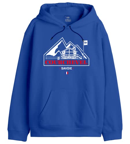REPUBLIC OF CALIFORNIA Herren Uxrepczsw022 Kapuzenpullover, Cobalt, XL von REPUBLIC OF CALIFORNIA