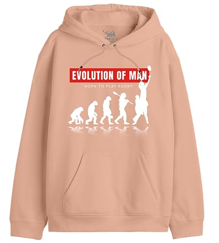 REPUBLIC OF CALIFORNIA Herren Uxrepczsw030 Kapuzenpullover, Korallenrot, L von REPUBLIC OF CALIFORNIA