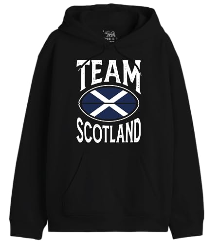 REPUBLIC OF CALIFORNIA Herren Uxrepczsw037 Kapuzenpullover, Schwarz, M von REPUBLIC OF CALIFORNIA