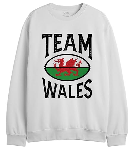 REPUBLIC OF CALIFORNIA Herren Uxrepczsw051 Sweatshirt, weiß, L von REPUBLIC OF CALIFORNIA