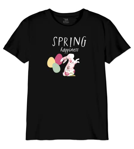 REPUBLIC OF CALIFORNIA Mädchen Girepczts037 T-Shirt, Schwarz, 10 Jahre von REPUBLIC OF CALIFORNIA