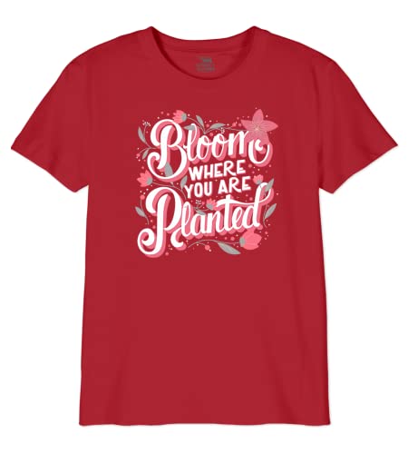 REPUBLIC OF CALIFORNIA Mädchen Girepczts038 T-Shirt, rot, 6 Jahre von REPUBLIC OF CALIFORNIA