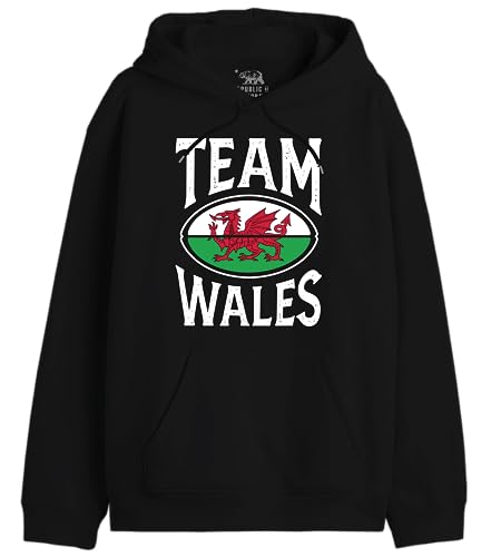 Republic Of California Herren UXREPCZSW039 Kapuzenpullover, Noir, XS von REPUBLIC OF CALIFORNIA