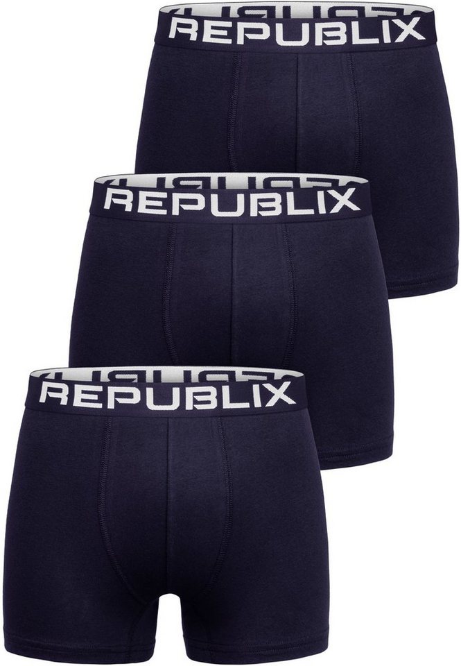 REPUBLIX Boxershorts DON (3er-Pack) Herren Baumwolle Männer Unterhose Unterwäsche von REPUBLIX