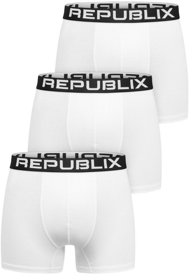 REPUBLIX Boxershorts DON (3er-Pack) Herren Baumwolle Männer Unterhose Unterwäsche von REPUBLIX