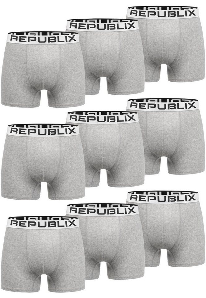 REPUBLIX Boxershorts JOSPEH (9er-Pack) Herren Baumwolle Männer Unterhose Unterwäsche von REPUBLIX