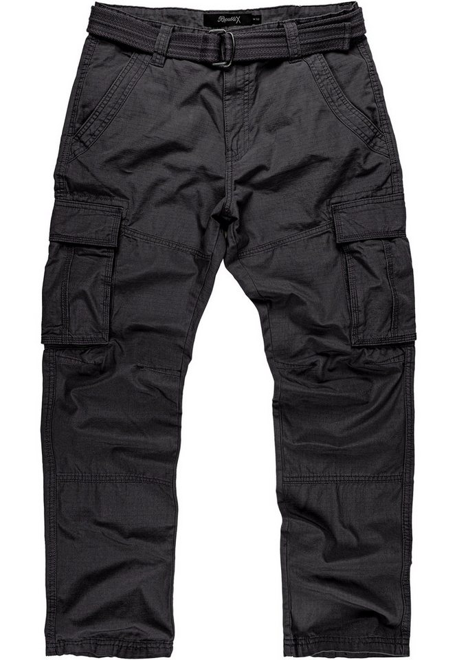 REPUBLIX Cargohose JAY Herren Loosefit Jogger Cargo Chino Hose inkl. Gürtel von REPUBLIX