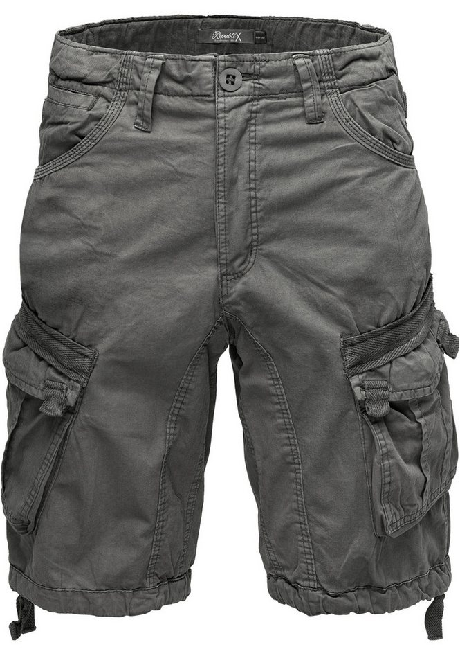 REPUBLIX Cargoshorts MARLEY Herren Bermuda Short Hose Regular Fit von REPUBLIX