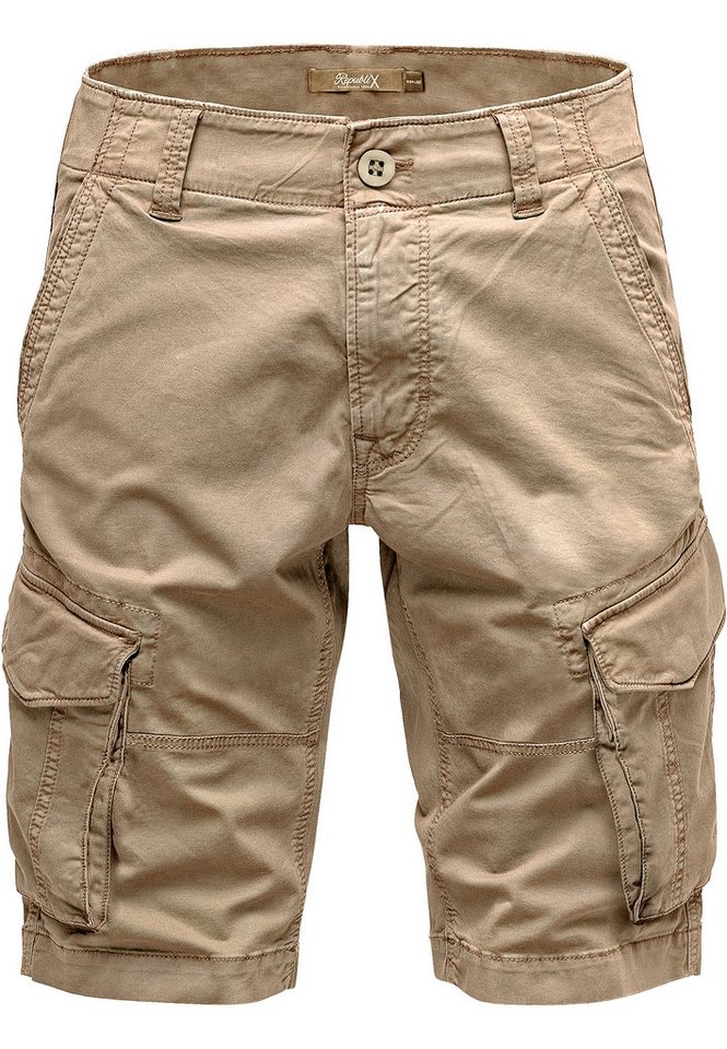 REPUBLIX Cargoshorts STEWIE Herren Bermuda Short Hose Regular Fit von REPUBLIX