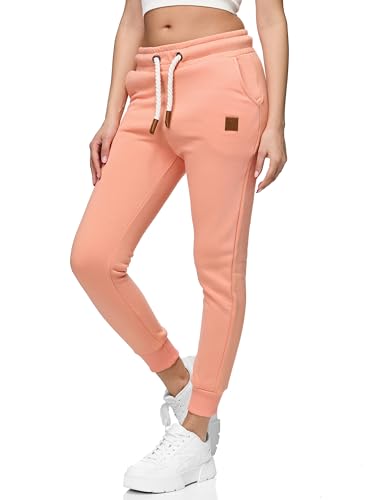 REPUBLIX Damen Jogginghose Jogger Sporthose Jogging Sweat Pants RD-027 Corall XXL von REPUBLIX
