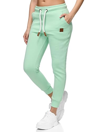 REPUBLIX Damen Jogginghose Jogger Sporthose Jogging Sweat Pants RD-027 Mint L von REPUBLIX