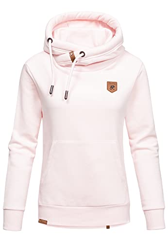 REPUBLIX Damen Kapuzenpullover Sweatjacke Pullover Hoodie Sweatshirt RD-001 Rosa 3XL von REPUBLIX