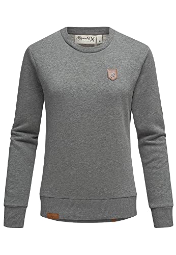 REPUBLIX Damen Kapuzenpullover Sweatjacke Pullover Hoodie Sweatshirt RD-005 Anthrazit L von REPUBLIX