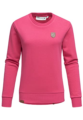 REPUBLIX Damen Kapuzenpullover Sweatjacke Pullover Hoodie Sweatshirt RD-005 Fuchsia 3XL von REPUBLIX