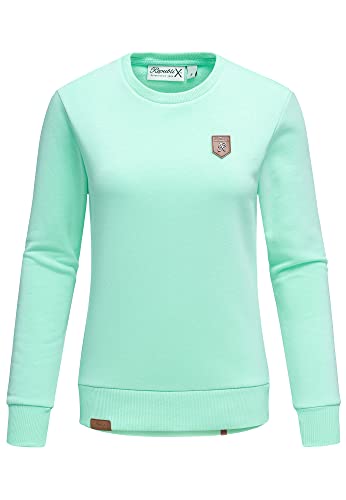 REPUBLIX Damen Kapuzenpullover Sweatjacke Pullover Hoodie Sweatshirt RD-005 Mint 3XL von REPUBLIX