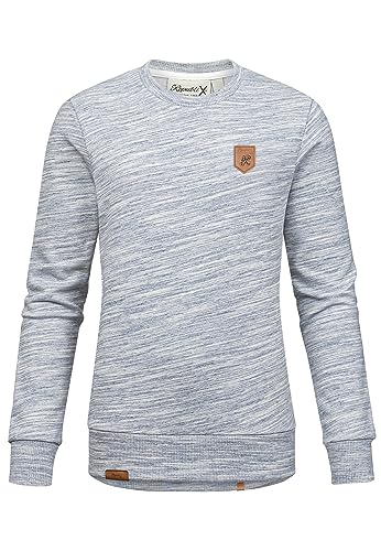 REPUBLIX Damen Kapuzenpullover Sweatjacke Pullover Hoodie Sweatshirt RD-013 Blau 3XL von REPUBLIX