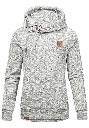REPUBLIX Damen Kapuzenpullover Sweatjacke Pullover Hoodie Sweatshirt RD-014 Dunkelgrau XL von REPUBLIX