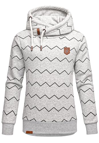 REPUBLIX Damen Print Kapuzenpullover Sweatjacke Pullover Hoodie Sweatshirt RD-019 Hellgrau L REPUBLIX Damen Print Kapuzenpullover Sweatjacke Pullover Hoodie Sweatshirt RD-019 Hellgrau L von REPUBLIX