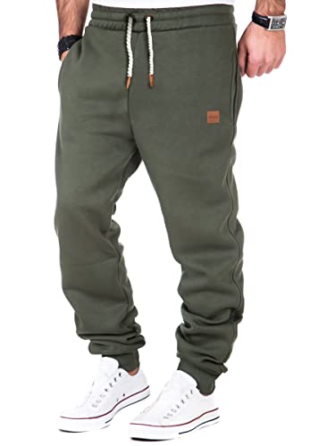 REPUBLIX Herren Sporthose Jogger Jogginghose Sweatpants Trainingshose R-0053 Khaki 3XL von REPUBLIX