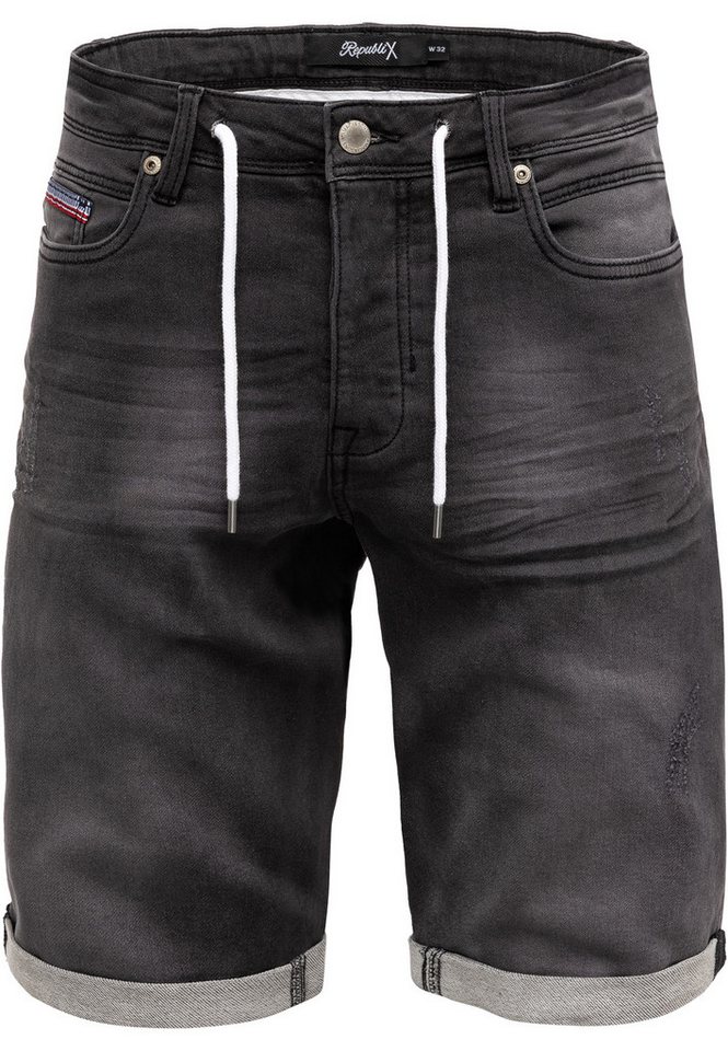 REPUBLIX Jeansshorts JACE Herren Bermuda Jeans Short Hose Regular Fit REPUBLIX Jeansshorts JACE Herren Bermuda Jeans Short Hose Regular Fit von REPUBLIX
