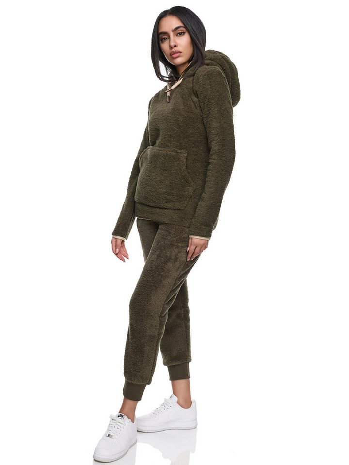 REPUBLIX Jogginganzug MADISON, Damen Plüsch Zweiteiler Hausanzug Training Sportanzug Jogginganzug von REPUBLIX