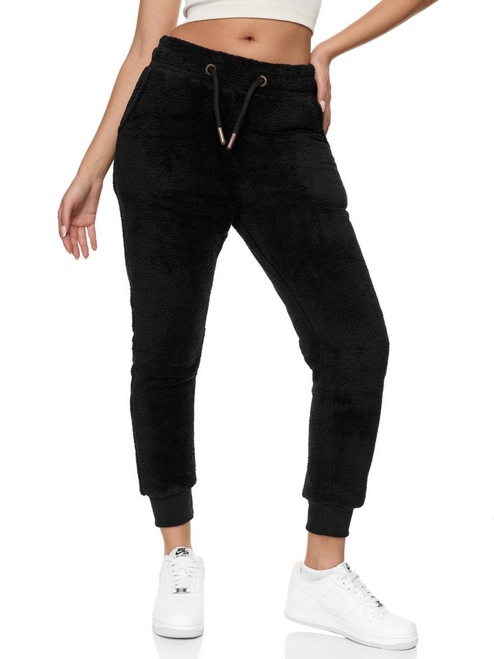 REPUBLIX Jogginghose ANAJA Damen Teddyfleece Jogger Sporthose Jogging Pants von REPUBLIX