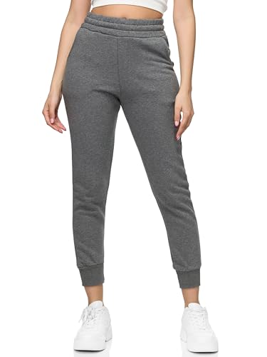 REPUBLIX Jogginghose Damen Jogger Sporthose Jogging Sweat Pants RD-025 Anthrazit M von REPUBLIX