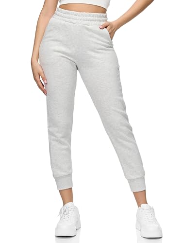REPUBLIX Jogginghose Damen Jogger Sporthose Jogging Sweat Pants RD-025 Hellgrau M von REPUBLIX