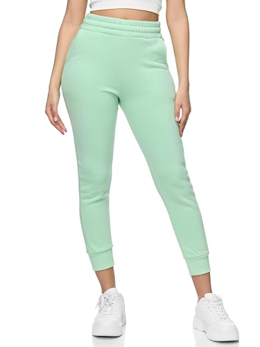 REPUBLIX Jogginghose Damen Jogger Sporthose Jogging Sweat Pants RD-025 Mint XL von REPUBLIX