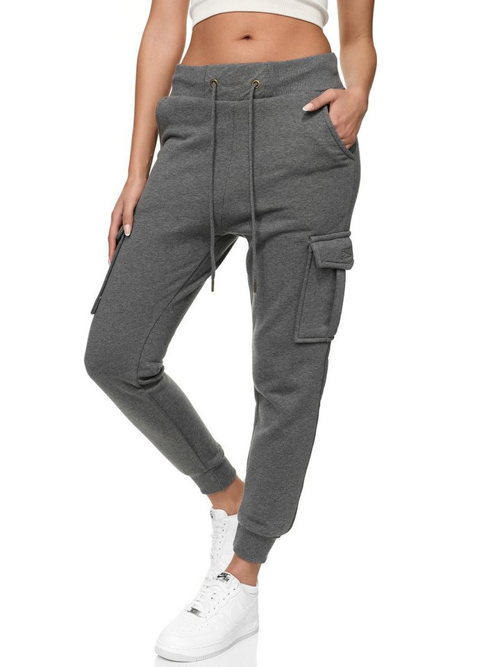 REPUBLIX Jogginghose ELISE Damen Cargo Jogger Sporthose Jogging Sweat Pants von REPUBLIX