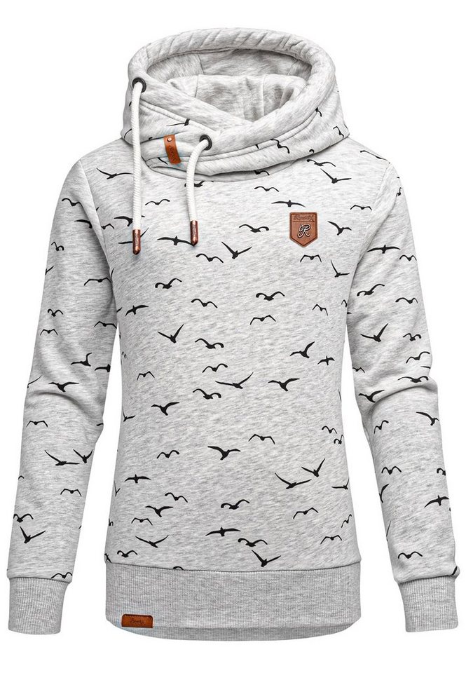 REPUBLIX Kapuzenpullover HARVA Damen Kapuzenpullover Print Sweatjacke Pullover Hoodie von REPUBLIX