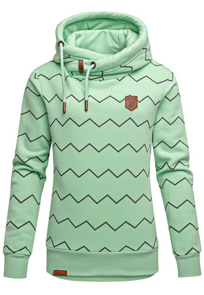 REPUBLIX Kapuzenpullover JULIET Damen Kapuzenpullover Print Sweatjacke Pullover Hoodie von REPUBLIX